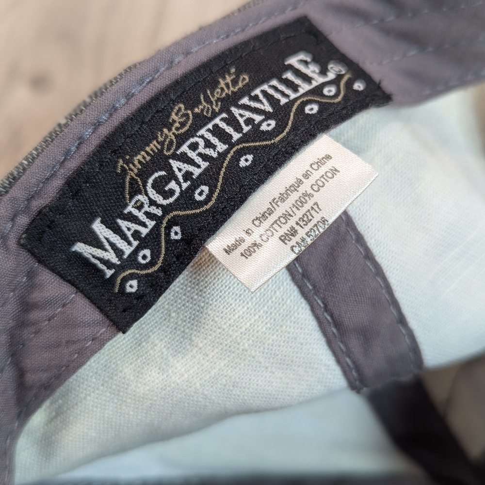 Jimmy Buffetts Margaritaville Hat Distressed "Live Life Like A Song" Gray/Blk - Picture 8 of 8
